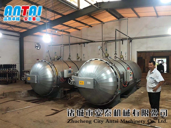 廣西手套硫化罐使用現場