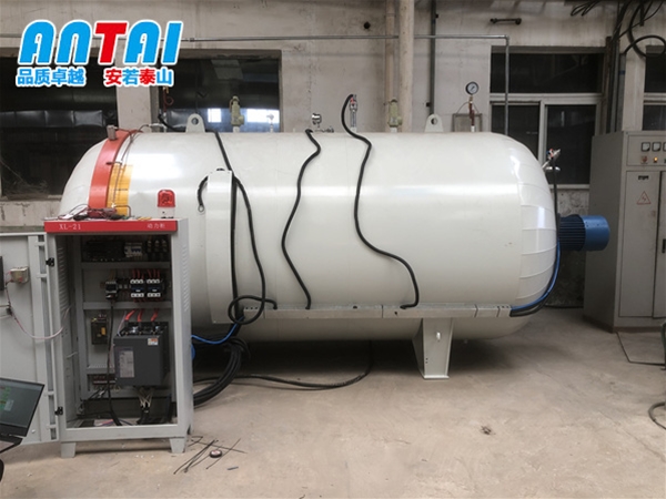 北京電加熱硫化罐安裝現場